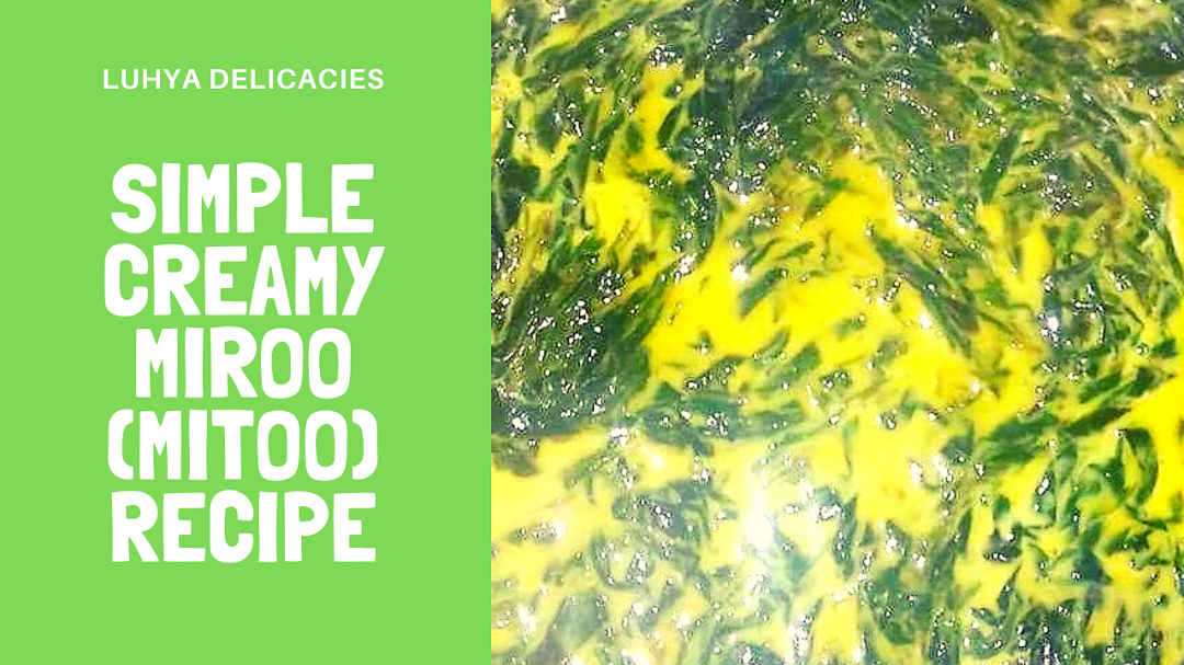 creamy mitoo cooked and ready