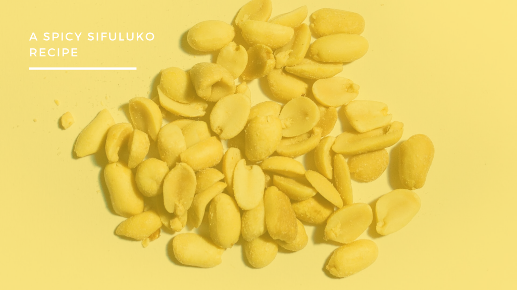 peeled groundnuts the key ingredients in spicy sifuluko recipe