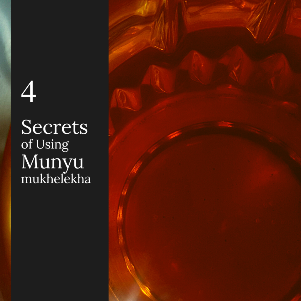 poster with image of a glass of munyu mukhelekha, a traditional Luhya salt