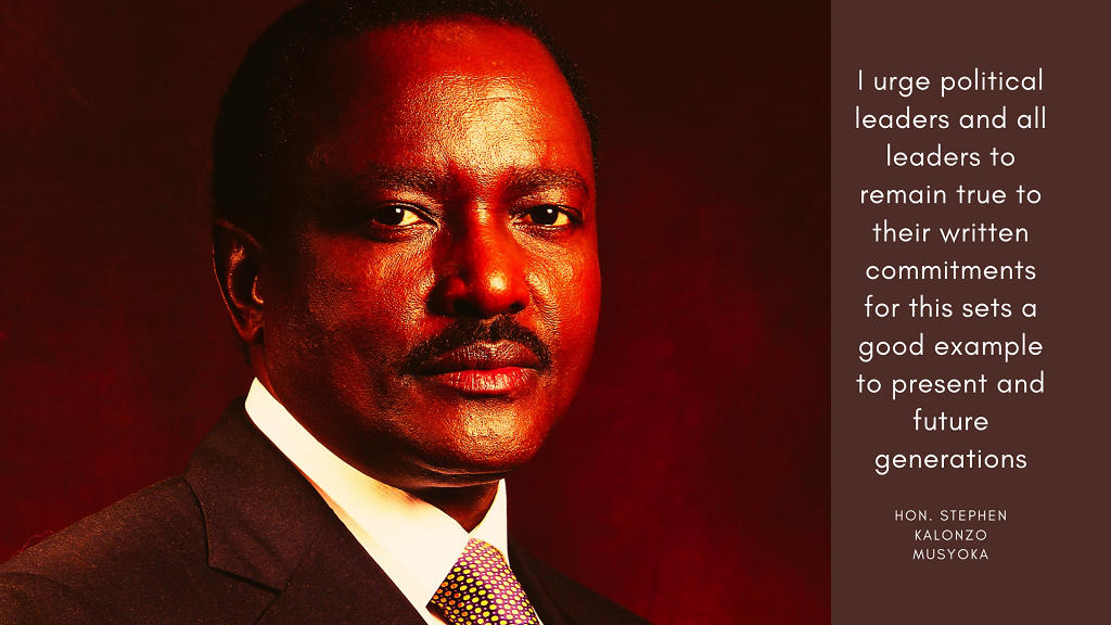 Kalonzo Musyoka quote on contracts