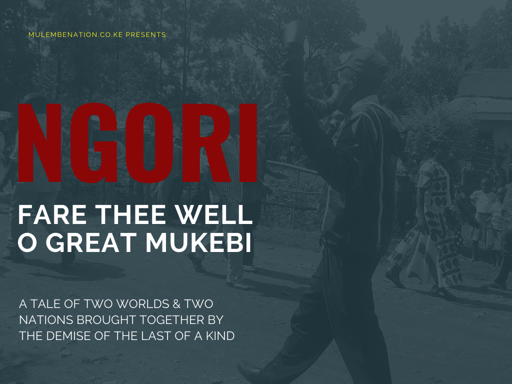 poster eulogising Ngori the great Maragoli traditional circumcisor