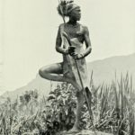 Image of warrior by the foot of Mt.Elgon (Masaba) taken in early 1900's.