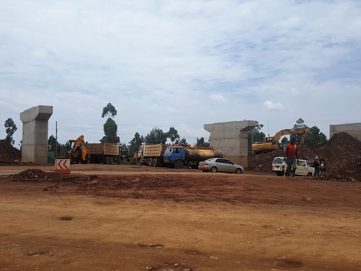 construction of overpass at the Chavakali junction on the Kisumu-Kakamega-Webuye-Kitale highway