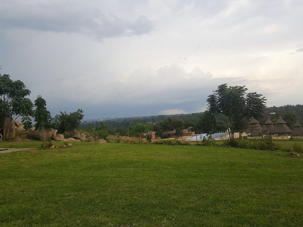 lush green gardens at Sarasa Cottages and Campsite Bungoma