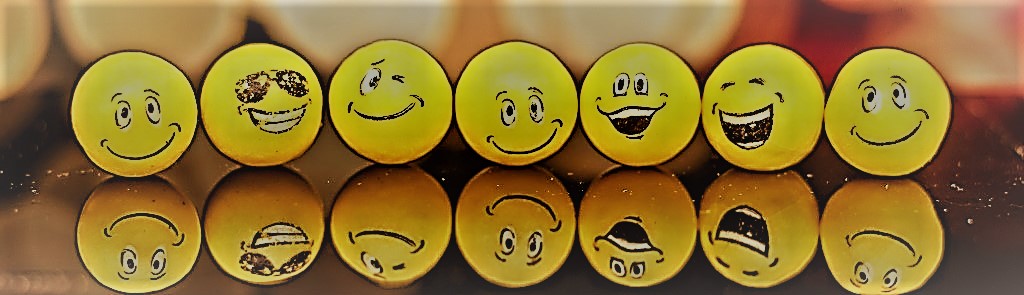 image featuring diferent face emoji