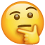 thinking face emojis in bukusu