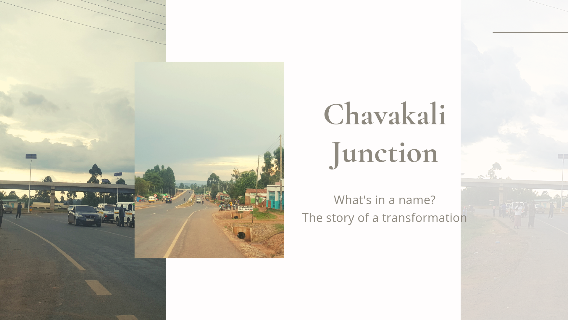Poster titled Chavakali junction