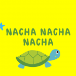 cartoon drawing of tortoise, one of the subjects of the Bukusu kids song nacha nacha