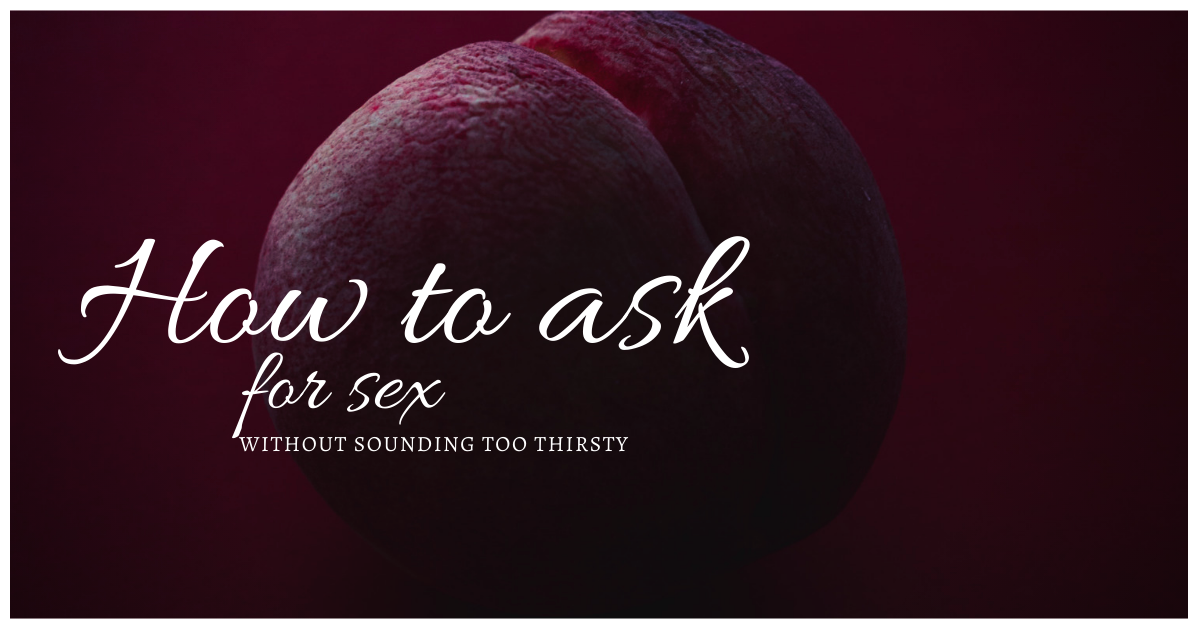 Poster with the words how to ask for sex in Bukusu without sounding too thirsty, featuring image of split red ball