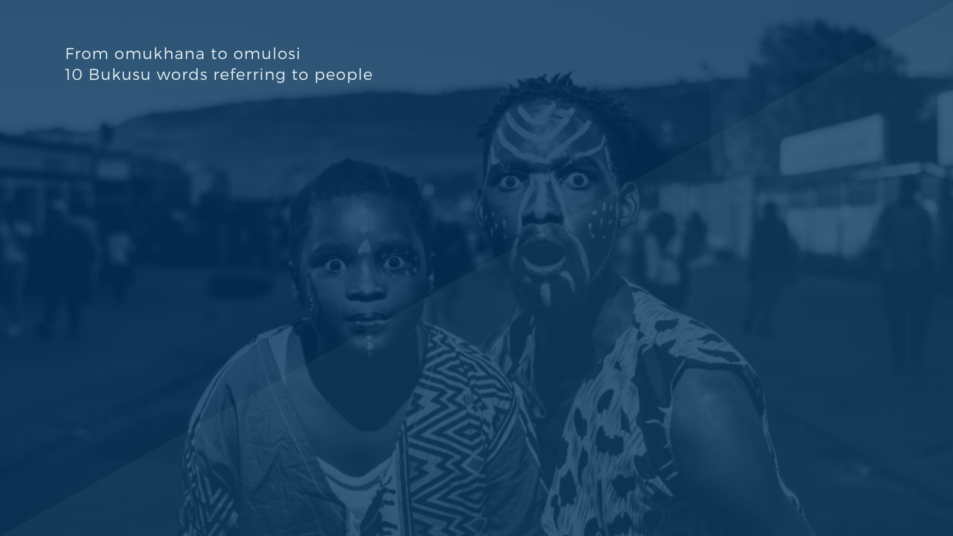 how to refer to people in Lubukusu poster