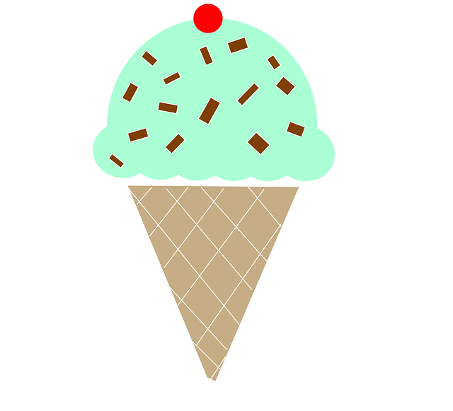 Vector image of ice cream cone. Bunyifu means cold in Bukusu.