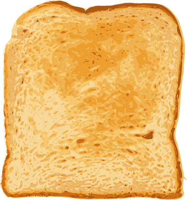Learn Bukusu language with picture illustrations. Here's a vector image of a slice of kumukati (bread).