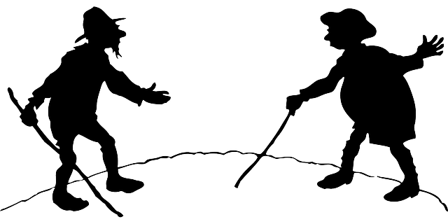 Man talks to his omusale. Omusale is friend in Bukusu language