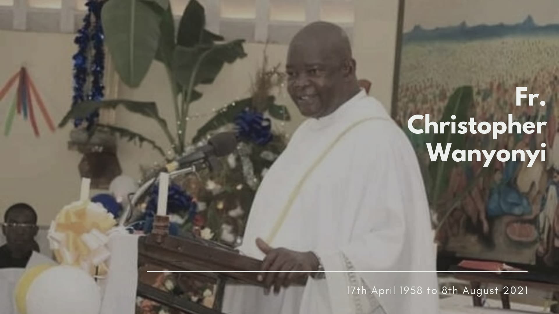the late father christopher wanyonyi leading mass